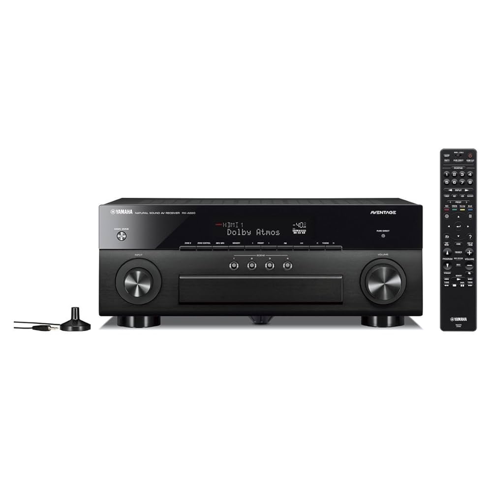 【美品】YAMAHA　ヤマハ　AVレシーバー AVENTAGE　RX-A880 Yamaha Audio Receptor A/V de rede AVENTAGE RX-A880 7,2